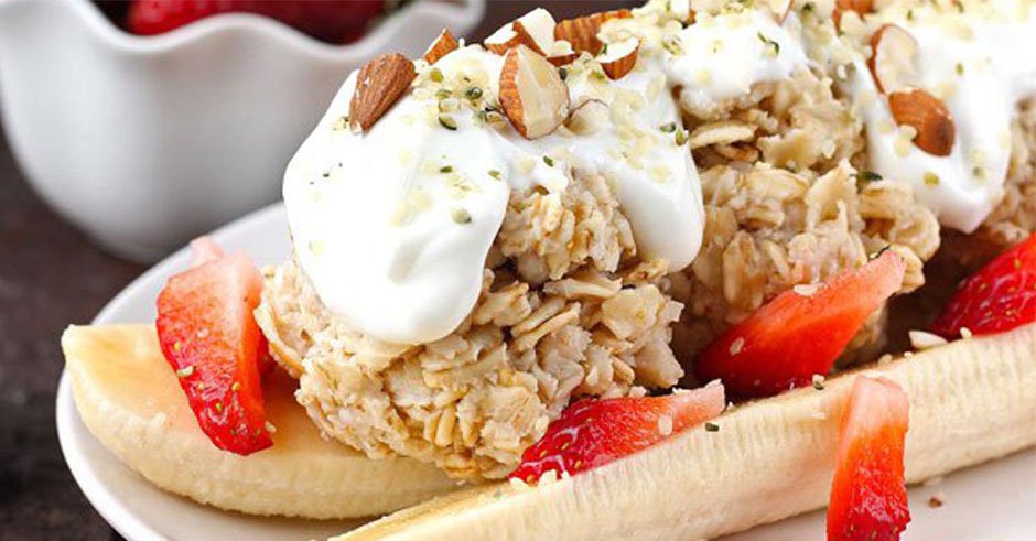 طرز تهیه دسر موز و بستنی