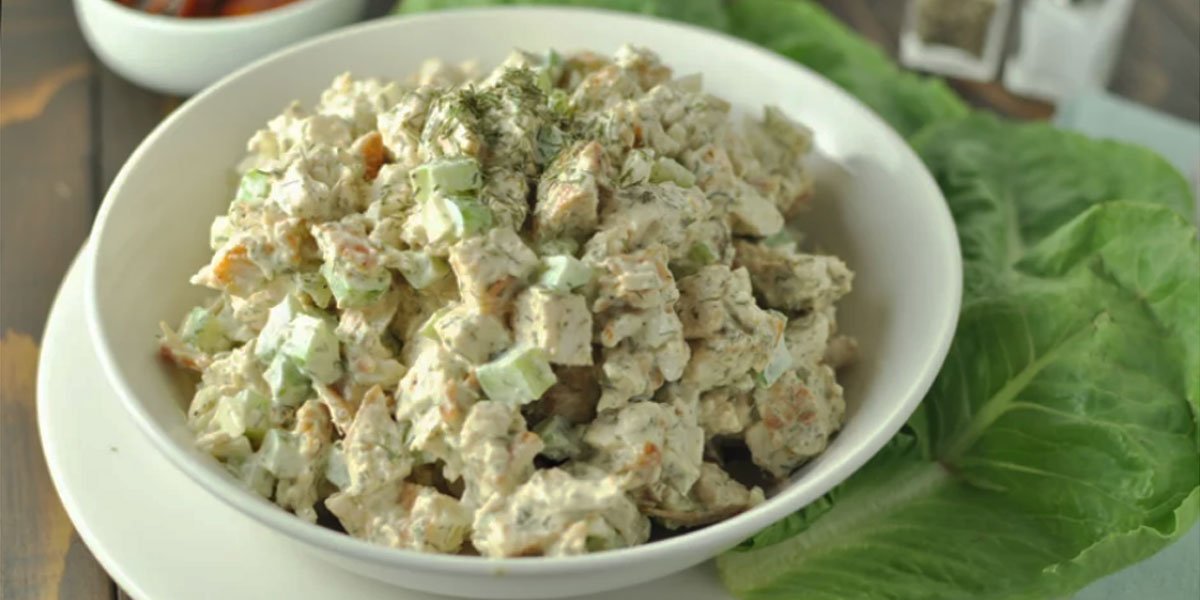 طرز تهیه سالاد مرغ چربی سوز با پروماست