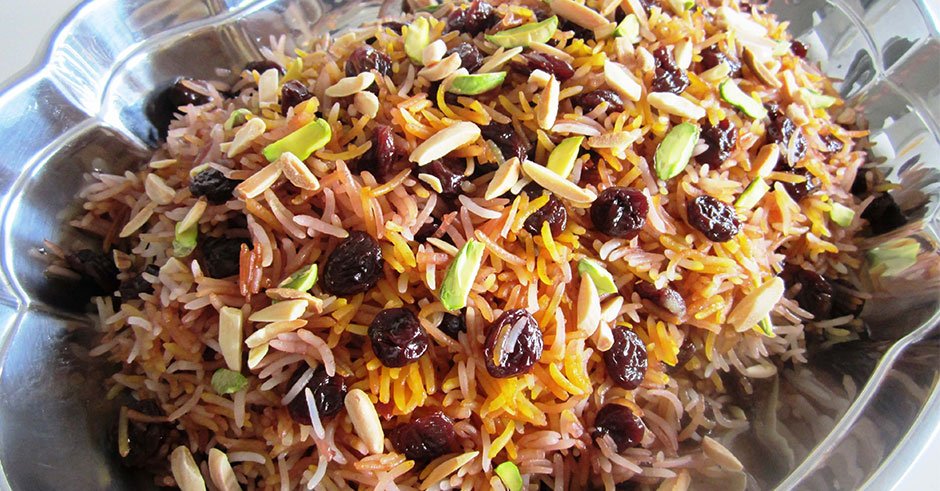 طرز تهیه آلبالو پلو با گوشت قلقلی