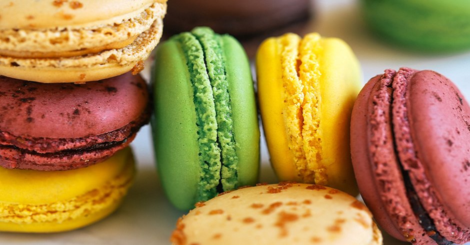 طرز تهیه شیرینی ماکارون حرفه‌ای