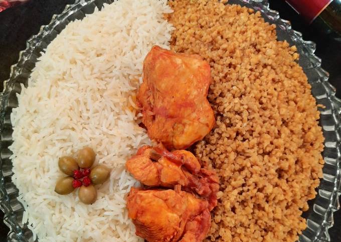 دمی بلغور با قیمه