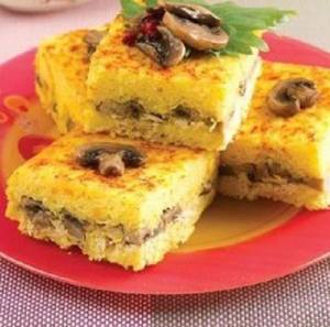 ته چین قارچ و مرغ