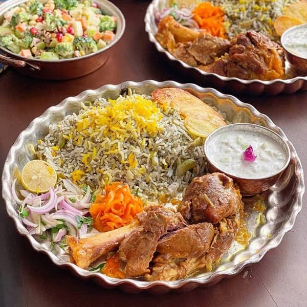 باقالی پلو با ماهیچه