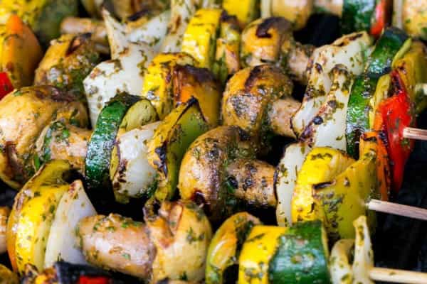 کباب سبزیجات گیاهی