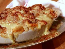 سیب زمینی پخته با سس قارچ و رزماری