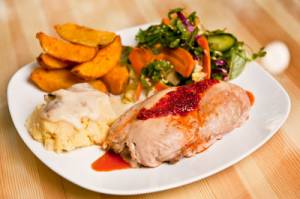 اسکالوپ مرغ به سبک ایتالیایی