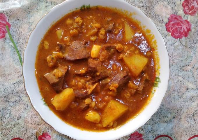 خورش جگر گوسفند