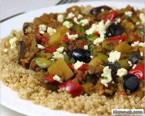 خوراک باقلا بادمجان (یونانی)