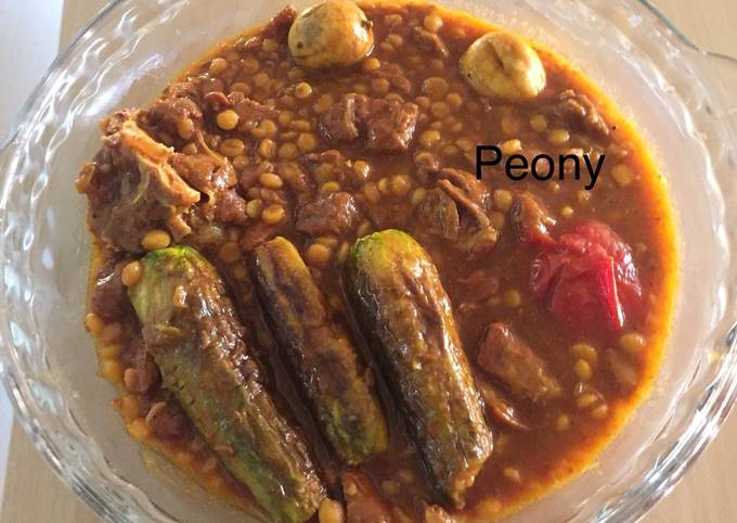 خورش قیمه کدو سبز