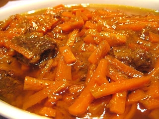 خورش آلو و هویج
