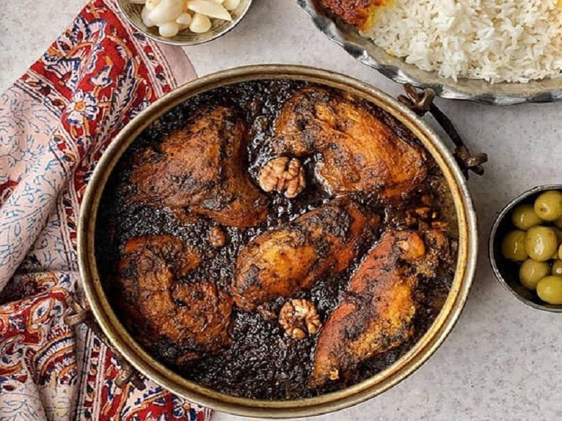 خورش مرغ ترش (مازندرانی)