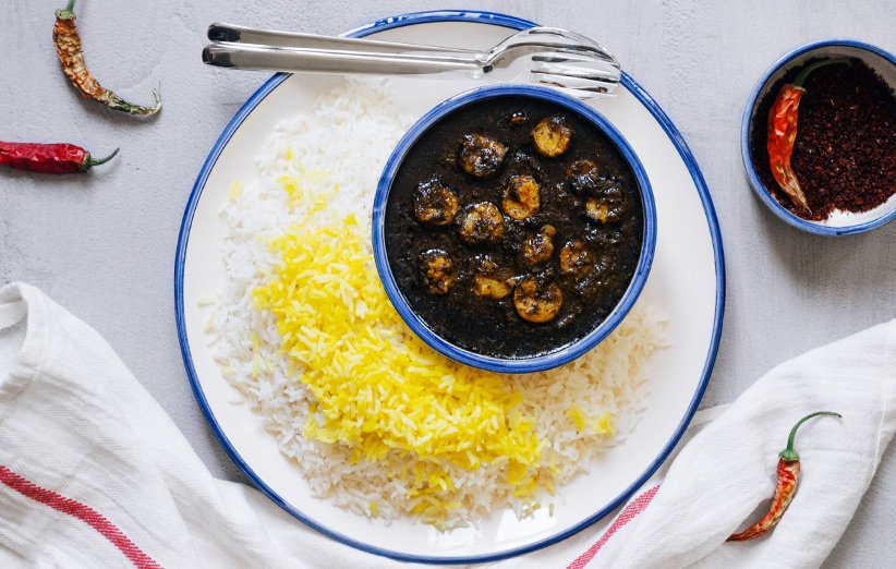 خورش قلیه میگو