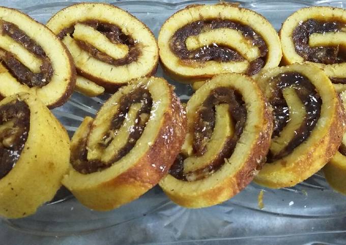 رولت خرما و گردو (خاخوردو)