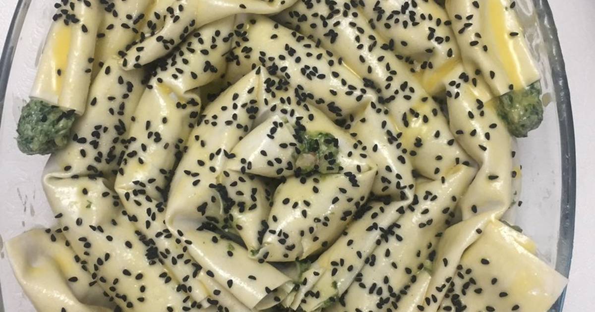 بورک اسفناج و پنیر