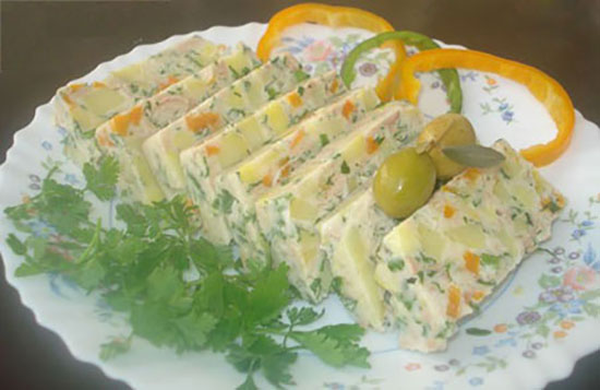 سالاد ماکارونی ژله ای