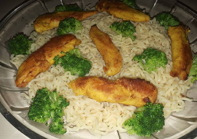 نودالیت با فیله مرغ