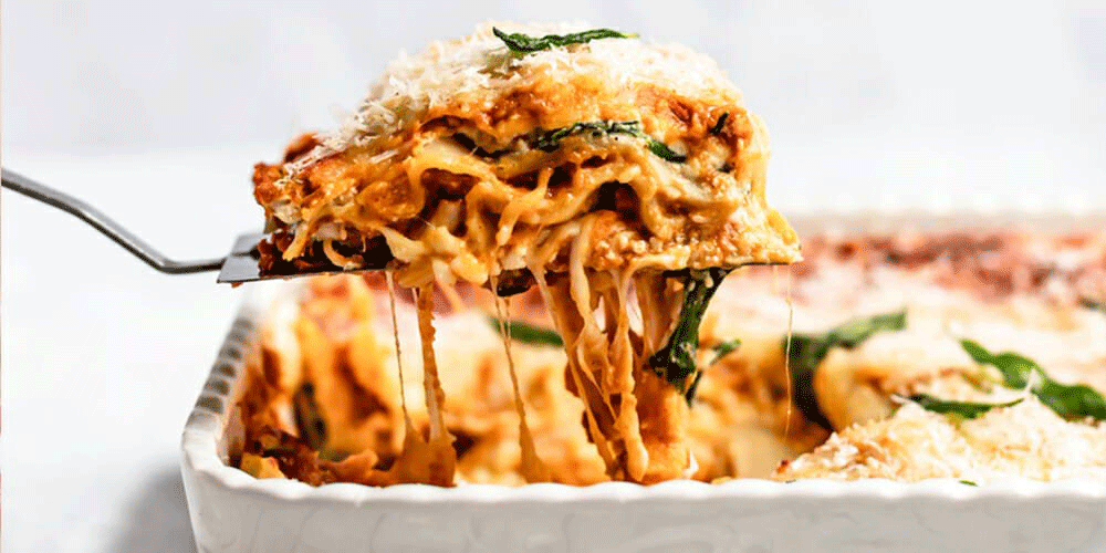 لازانیا با کدو تنبل