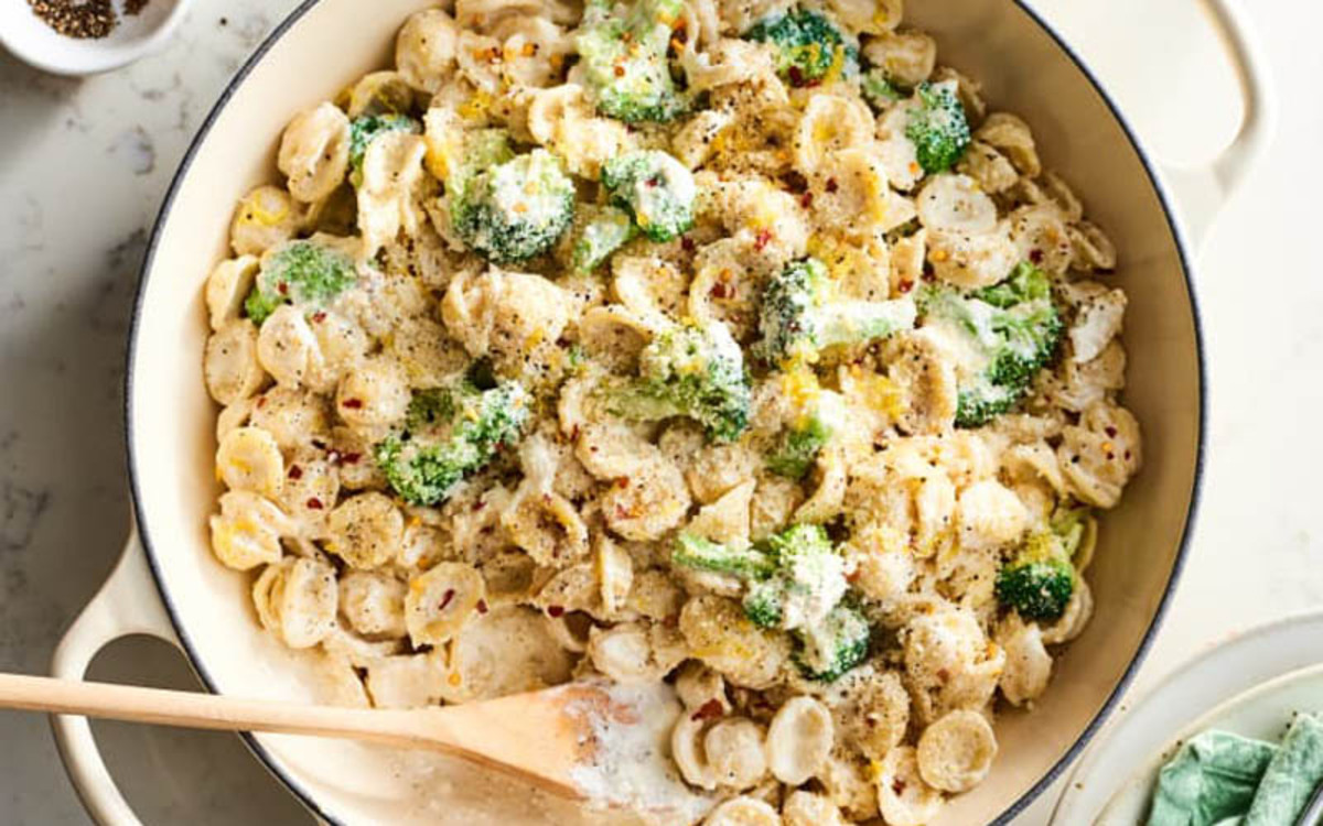 پاستای بروکلی