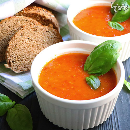 سوپ سبک گوجه