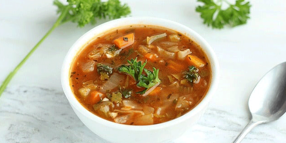 سوپ کلم تند