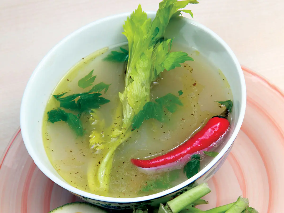 سوپ ماهی و کلم