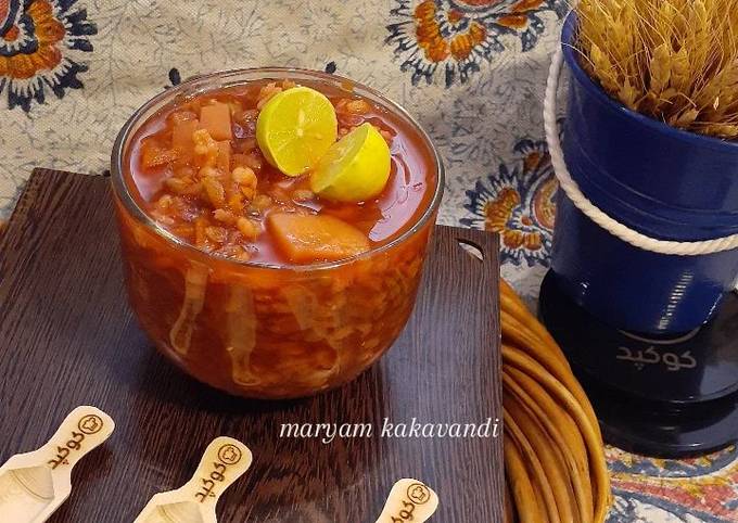 سوپ شلغم و لبو